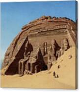 The Rock Temple Of Abusimbel Canvas Print