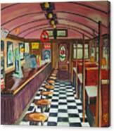 The Rose Diner Canvas Print