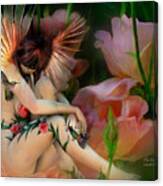 The Rose Fairy Canvas Print