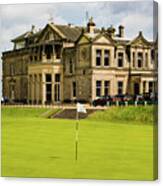 The Royal And Ancient Golf Club Of St Andrews Canvas Print