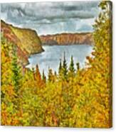 The Saguenay Fjord National Park In Quebec 1 Canvas Print