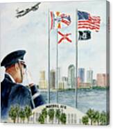 The Salute Canvas Print
