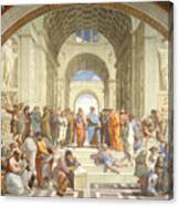 The School Of Athens, Raphael Canvas Print