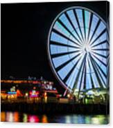 The Seattle Great Wheel 3 Canvas Print