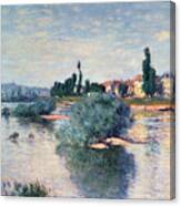 The Seine At Lavacourt Canvas Print