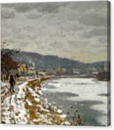 The Seine In Bougival Canvas Print