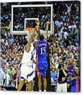 The Shot, 3.1 Seconds, Mario Chalmers Magic, Kansas Basketball 2008 Ncaa Championship Canvas Print