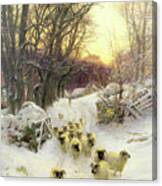 The Sun Had Closed The Winter's Day Canvas Print