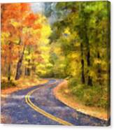 The Sunny Side Of The Street Canvas Print