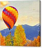 The Taos Mountain Balloon Rally 1 Canvas Print
