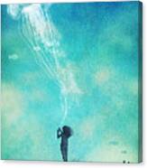 The Thing About Jellyfish Canvas Print