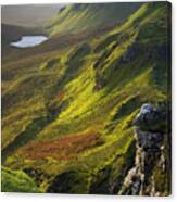 The Trotternish Hills From The Quiraing Isle Of Skye Canvas Print