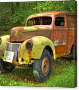 The Rusty Van 2 Historic Transportation Art Canvas Print