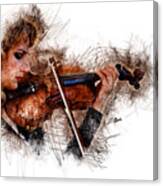 The Violinist Canvas Print