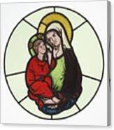 The Virgin And Child Canvas Print