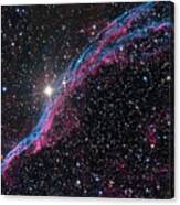 The Western Veil Nebula Canvas Print