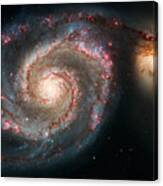 The Whirlpool Galaxy Canvas Print