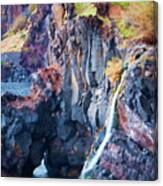 The Wild Atlantic Cliffs Of Camara De Lobos On The Islandof Madeira Canvas Print