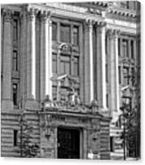 The Wilson Building In Black And White Canvas Print