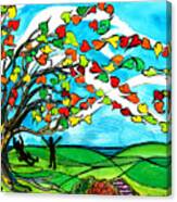 The Windy Tree Canvas Print
