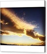 There Are Some Excellent #clouds Canvas Print