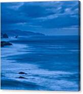 This Is Oregon State 11 - The Blue Hour On Cannon Beach Canvas Print
