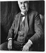 Thomas Edison - Inventor And Businessman Canvas Print