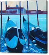 Three Gondolas Canvas Print