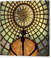 Tiffany Ceiling In The Chicago Cultural Center Canvas Print