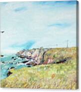 To The Lighthouse  Tribute To Virginia Woolf Canvas Print