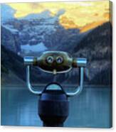 To View The Amazing Lake Louise Banff National Park Canvas Print