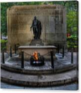 Tomb Of The Unknown Revolutionary War Soldier - George Washington Canvas Print