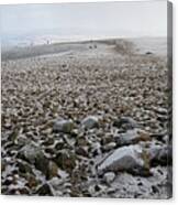 Top Of The Mountain In The Winter Canvas Print