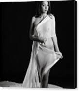 Toriwaits Nude Fine Art Print Photograph In Black And White 5119 Canvas Print