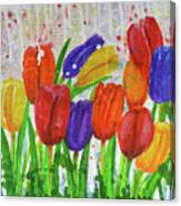 Totally Tulips Canvas Print