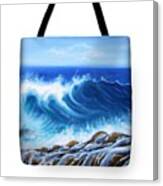 Tote Bag, Wave Canvas Print