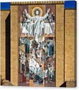 Touchdown Jesus - Hesburgh Library Canvas Print
