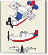 Toy Airplane Patent Canvas Print