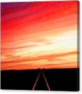 Track To Infinity Canvas Print