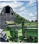 Tractor Barn Canvas Print