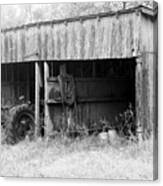 Tractor Shed Canvas Print