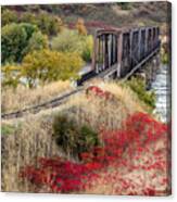 Train Bridge To Lapwai Canvas Print