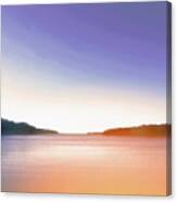 Tranquil Afternoon At The Lake Canvas Print
