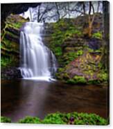 Tranquil Slow Soft Waterfall Canvas Print