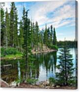 Tranquility - Twin Lakes In Mammoth Lakes California Canvas Print