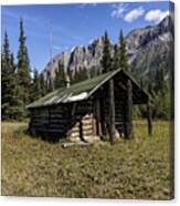 Trappers Cabin Canvas Print