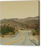 Traveling Route 66 California Desert Canvas Print