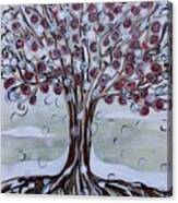 Tree Of Life - Winter Canvas Print