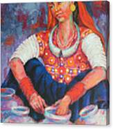 Tribal Beauty Of Kutch Canvas Print