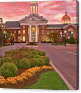 Trible Library At Christopher Newport University Springtime Canvas Print